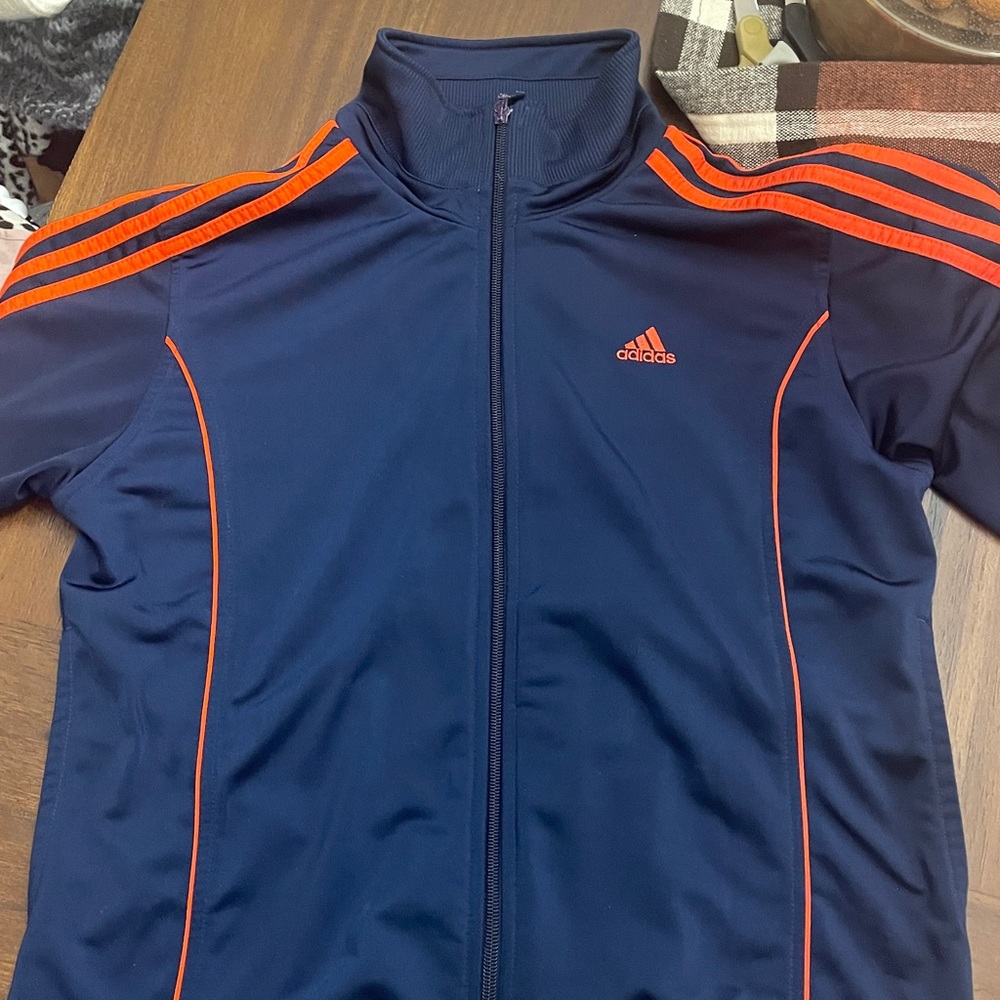 Vintage Adidas Classic 3-Stripe Track Jacket Dark Navy